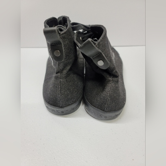 Calvin Klein Bensi CK Monogram High Top Mens Designer Sneakers Shoes 11.5 - Picture 3 of 8